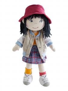 HABA Плюшевая игрушка 'Kuschelpuppe' в фиолетовом цвете