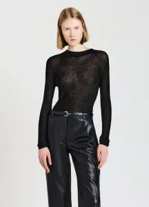 Блузка с высоким воротником Calliope, Ultrablack