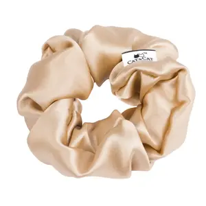 Ободок для волос из шелка бежевого цвета Cat&Cat, 1 шт.