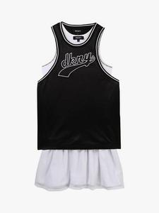 Детское платье-джерси 2-в-1 DKNY, Black