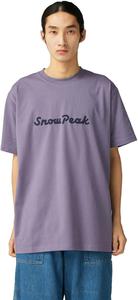 Футболка с коротким рукавом Snow Peak TS-25AU003 (мужская/женская), фиолетовый