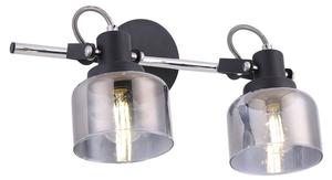 Настенный светильник Maytoni Decorative Lighting Evette Schwarz, черное стекло - 10 х 25 х 36 см