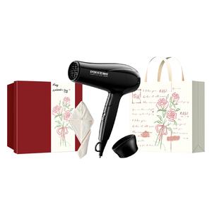 Фен 2000w с термостатом и быстрой сушкой холодным и горячим воздухом дизайн Fashion, компактный и портативный, унисекс PH1625 POREE