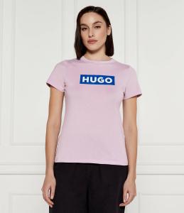 Футболка Hugo Blue Regular Fit, фиолетовый