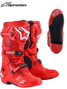 ALPINESTARS PROTECTS Мотоциклетные ботинки Xingyueyezhuan T10 trail, антиударные гоночные, экипировка для райдера, всесезонные мужские, белые, размер 43