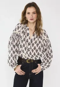Блузка с принтом даники Maison 123, Ecru