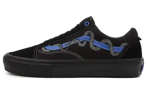 Кроссовки Old Skool Breana Geering X Skate Vans 'Black Blue Snake'