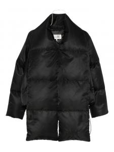 Стеганая куртка-пуховик MM6 Maison Margiela, черный