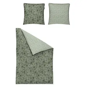 Двустороннее постельное белье Irisette «Glamour 8504», элегантное и качественное, зеленый