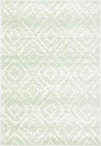 Ковер SAFAVIEH, 77 x 122 см, Adirondack Collection, Green & Ivory, современный потертый дизайн, не линяет и прост в уходе, идеален для помещений с высокой проходимостью: прихожая, гостиная, спальня (ADR131Y)