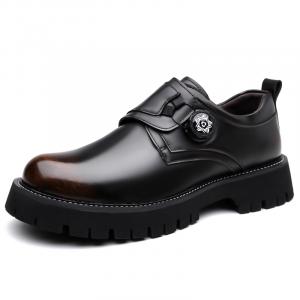 LEXON Мужские классические туфли черно-коричневые, цвет Brown