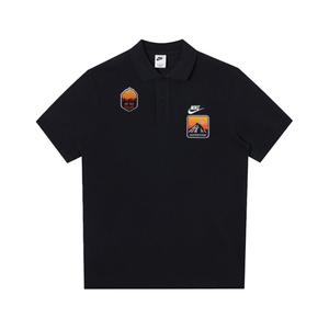 Nike Спортивная поло мужская black