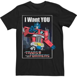 Мужская футболка-трансформер Optimus Prime I Want You Licensed Character