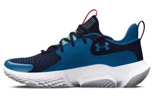 Баскетбольные кроссовки Flow FUTR X 3 унисекс с низким верхом синего цвета Under Armour