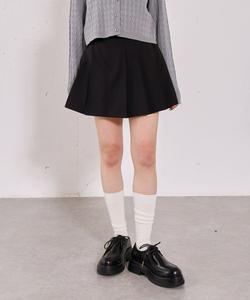 Мини-юбка в складку с поясом Archives, цвет Black