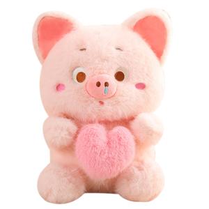 Плюшевая кукла Cute Heart Strawberry Pig, высота 30см/40см/50см/80см Bitter purchase