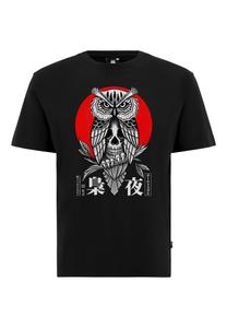 Рубашка Oldskull ASIAN SECRET OWL SKULL, черный