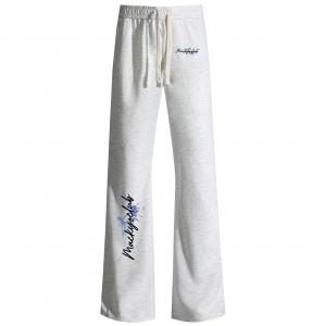 Вязаные свитшоты Unisex Mackyo, hundкрасный flowers серый fleece-lined upgraded