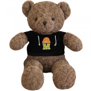 Свитшот с дизайном плюшевого мишки куклы плюшевая кукла высота 80см/100см Click, Letter Sweatshirt