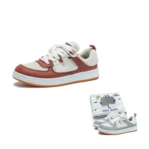 Singing Износостойкие легкие дышащие лоу-топ скейтбордские кроссовки унисекс бежево-коричневые, цвет Beige Brown