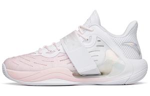 Баскетбольные кроссовки Water Flower 4 мужские с низким верхом белые/пудровые Anta