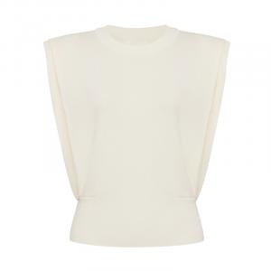 Свитер Deep Breath без рукавов, кремовый