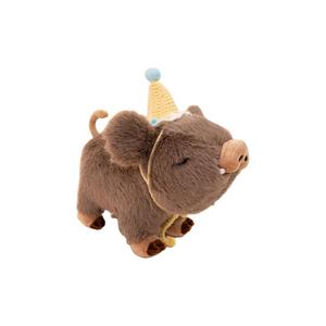 Плюшевая свинка в милом стиле, высота 20см/30см Mr. Toy, темно-коричневый