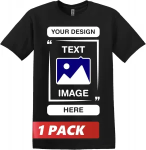 Gildan Custom T-Shirts — персонализированная футболка Unisex Crewneck