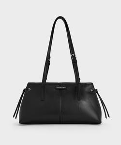 Сумка через плечо Noane с длинной ручкой Charles & Keith, цвет Noir