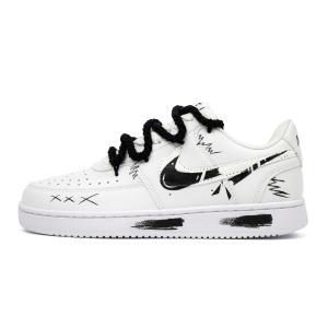 Кроссовки для скейтбординга Court Vision 1 Broken Hook Shopping Bag с амортизацией, устойчивые к истиранию и скольжению, низкие Nike, черный