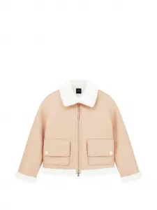 Куртка из искусственного овечьего меха Armani Exchange, бежевый