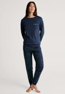 Пижамный комплект SET Calida, темно-синий