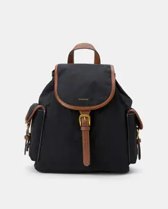 Нейлоновый рюкзак с карманами Tintoretto, черный