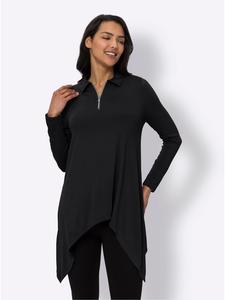 Рубашка на молнии черного цвета Sieh an!