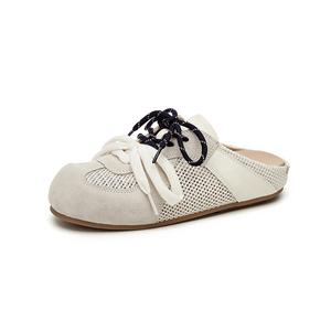 Женские противоскользящие тапочки с закрытым носком DAPHNE, серый