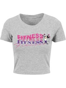 Футболка Mickey Fitness Tee серого цвета Merchcode
