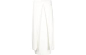 JIL SANDER SS22 Вязаная длинная юбка женская белая