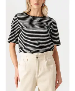 Полосатый топ Силла Coster Copenhagen, черный