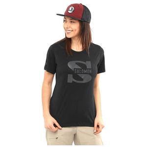 Футболка с коротким рукавом Salomon Outlife Big Logo, черный