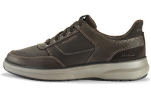 Clarks Мужские низкие кеды повседневные темно-коричневые Dark Brown 261844168, цвет Dark Brown 261844168