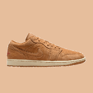 Кроссовки Air Jordan Wmns Air Jordan 1 Low 'Flax', желто-коричневый