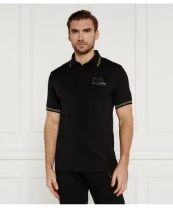 Футболка поло Regular fit Karl Lagerfeld, черный