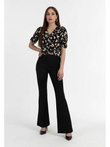 Faina Блузка черного/бежевого цвета