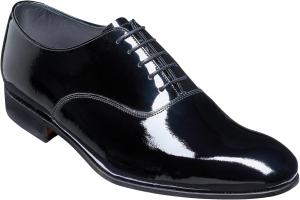 Мужские классические оксфорды из кожи ручной работы BARKER Madeley - Вечная элегантность и превосходное мастерство изготовления, для формальной и деловой носки, черный