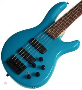 Cort Artisan C5 Deluxe - Candy Blue, звукосниматели Bartolini MK-1, предусилитель Markbass MB-1