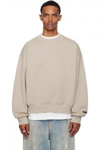 Классический флисовый свитшот с круглым вырезом Fear Of God Essentials, цвет timber