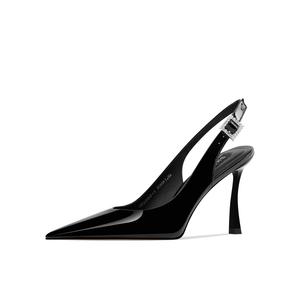 Shesrim Женские туфли на высоком каблуке черные, цвет Black