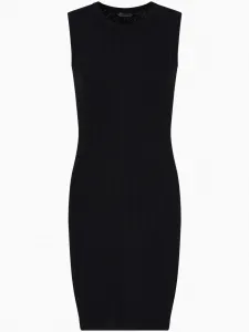 Платье с монограммой Armani Exchange, черный
