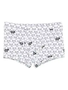 Плавательные шорты с принтом овец Moschino, белый