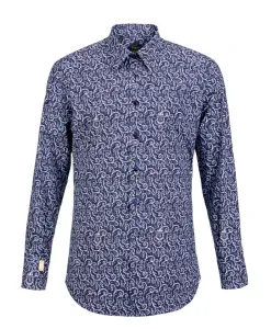 Рубашка серебристого цвета Billionaire, мультиколор